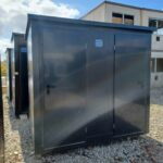 NZ4406 KONTENER SANITARNY PODWÓJNY 2 KABINY 245x173x229