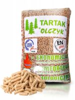 PELLET OLCZYK DRZEWNY PALETA 65 WORKÓW CERTYFIKOWANY OPAŁ 975KG - obrazek 2