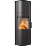PIEC WOLNOSTOJĄCY KOMINEK KOZA NA DREWNO ROLLO 7kW WYSOKI FI150 REKUPERACJA