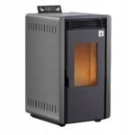 Piec na Pellet 6 kW stal termostat WIFI Tuya Kominek Koza wolnostojący