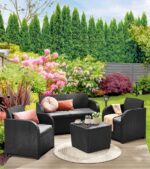 Meble ogrodowe zestaw Novara antracytowe Keter - obrazek 2