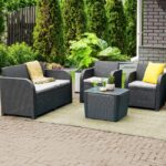 Meble ogrodowe zestaw Novara antracytowe Keter - obrazek 3