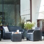 Meble ogrodowe zestaw Novara antracytowe Keter - obrazek 5