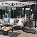 Meble ogrodowe zestaw Calypso szare Naterial - obrazek 4