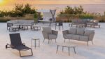 Meble ogrodowe zestaw Odyssea szare Naterial - obrazek 5