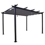 Pawilon ogrodowy pergola Omega 400x285x258 cm antracytowy Naterial
