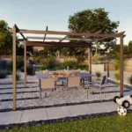 Pawilon ogrodowy pergola Omega 400x285x258 cm antracytowy Naterial - obrazek 2