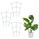 PODPORA DRABINKA DONICZKOWA DO ROŚLIN KWIATÓW PALIK STALOWY ZIELONA 3szt