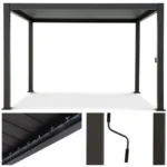 Pergola Ogrodowa Gutroof Aluminiowa Premium 3x4 300x400 Regulowany Dach 1 szt