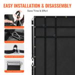 Siatka ładunkowa do ciężarówki, siatka bagażowa, siatka transportowa 1830x1450mm VEVOR - obrazek 5