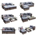 Zestaw mebli ogrodowych MALTA (sofa+stolik) - obrazek 2