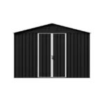 Domek metalowy NORDVIC Thor 283x313 cm, uchylne drzwi, Cold Grey - obrazek 3