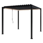 Pergola NORDVIC Skyline LED 3x3 m Antracyt, 100% Aluminiowa - obrazek 4