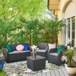 Meble ogrodowe zestaw Novara antracytowe Keter